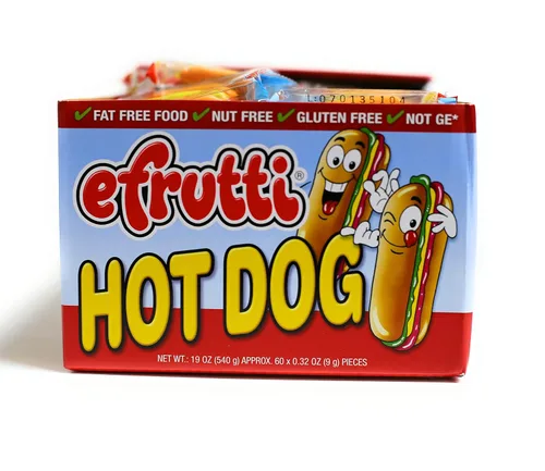 Miniatura 4 de eFrutti Gummi - Caja expositora con forma de perro caliente (60 piezas) Look-On