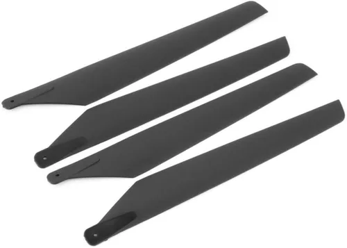 4 cuchillas principales negras para LAMA V3 V4/walkera 5-8 RC helicópteros AH6 vehículos controlados por aplicación y control remoto