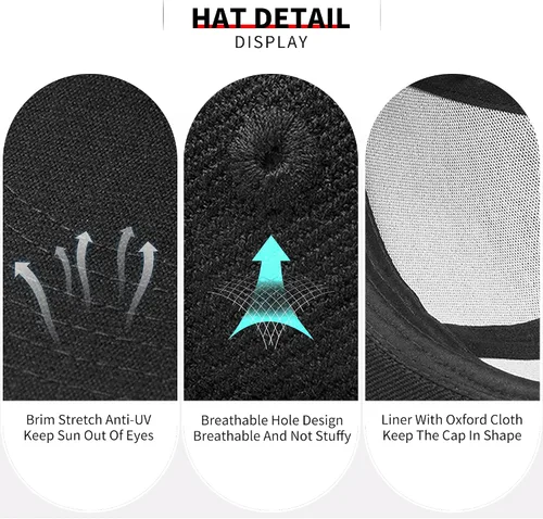 Miniatura 3 de Negi Snapback Hats for Men Black hat Flat Bill Men Blank Hats Trucker Cool lids Flat