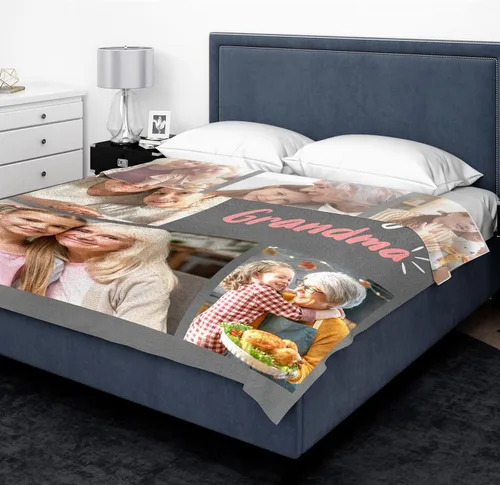 Miniatura 93 de Manta personalizada con foto/texto, manta con imagen personalizada, regalos de amor, regalos personalizados para parejas para novio, novia, esposa