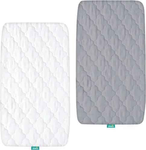 Miniatura 9 de Funda impermeable para colchón de moisés, se adapta a moisés UPPAbaby de 13 x 30 pulgadas y cuna Snoo Smart Sleeper, ultra suave, transpirable