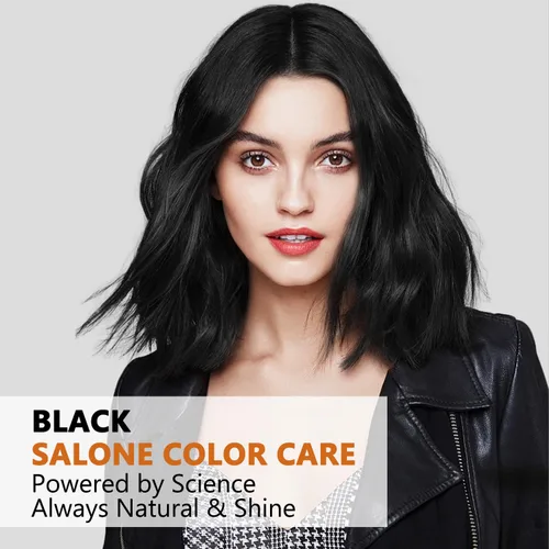 Miniatura 2 de Yocisku Champú de tinte para cabello negro 3 en 1 para hombres y mujeres, color de cabello para cobertura del 100% de las canas, champú para canas