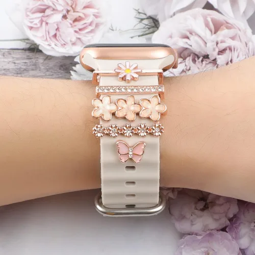 Miniatura 4 de Anillos decorativos compatibles con Apple Watch de 1.496 pulgadas, 1.575 pulgadas, 1.614 pulgadas, 1.654 pulgadas, 1.732 pulgadas, 1.772 pulgadas