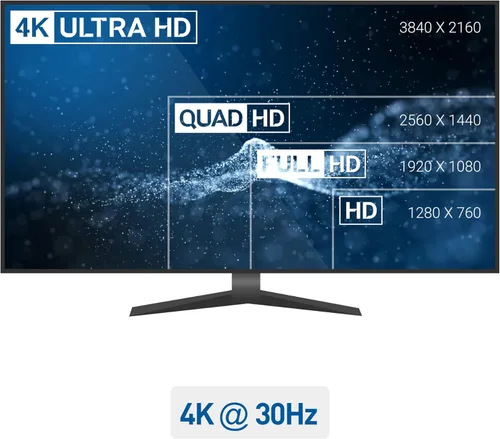 Miniatura 3 de Cable Matters Adaptador HDMI a DisplayPort unidireccional de hasta 4K a 30Hz