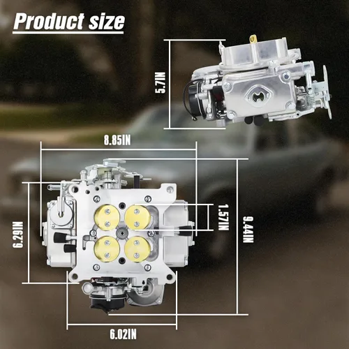 Miniatura 6 de Carburador Street Warrior - 600 CFM FR-80457SA de alto rendimiento, perfecto para American Motors, Chevrolet, Dodge, GMC, Mercury, Plymouth, Buick