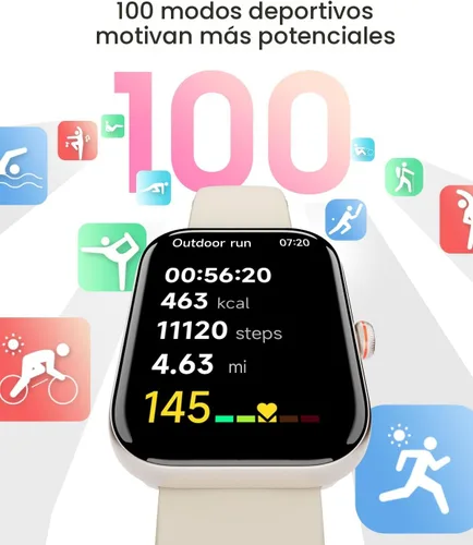 Miniatura 4 de TOOBUR Reloj inteligente para mujer, Alexa integrado, responder/hacer llamadas, reloj de fitness con pantalla HD de 1.91 pulgadas, resistente al