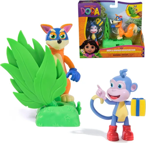 Miniatura 12 de Dora, Mer-Made for Adventure - Paquete de 2, figura de sirena de DORA de 4.5 pulgadas y delfín, juguetes de sirena y juguetes para niños para niñas