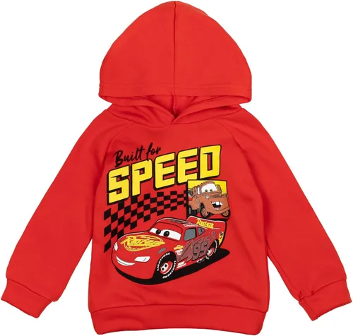 Miniatura 2 de Disney Pixar Cars Lightning McQueen - Conjunto de sudadera con capucha y pantalones de vellón