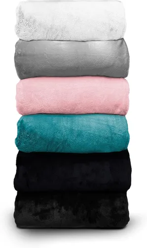 Miniatura 5 de Comfort Lab Manta reversible de franela Sherpa – Elegante manta mullida para sofá y decoración del hogar – Anti frisado no se desprende, acogedora