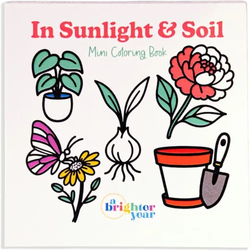 Miniatura 21 de A Brighter Year Mini libro para colorear para adultos, tamaño de bolsillo de 3 x 3 pulgadas, libro para colorear de viaje, papel grueso que no se