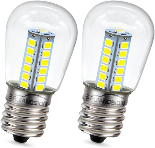 Miniatura 8 de Ruiandsion Bombilla LED E17 para refrigerador, CA 110 V, blanco, 2835 25SMD, bombilla transparente para congelador, techo, lámpara de iluminación