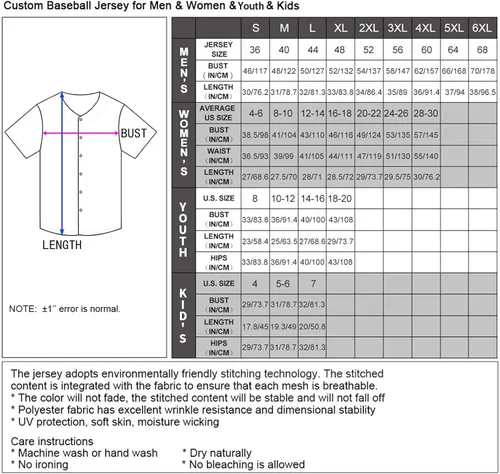 Miniatura 6 de Custom 2026 World Baseball Jersey Sports Shirt for Fans Men Youth Women Gifts Personalize Your Name Number S-6XL España