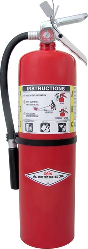 Miniatura 11 de Amerex Extintor químico seco B417T de 2.5 libras ABC con soporte de pared
