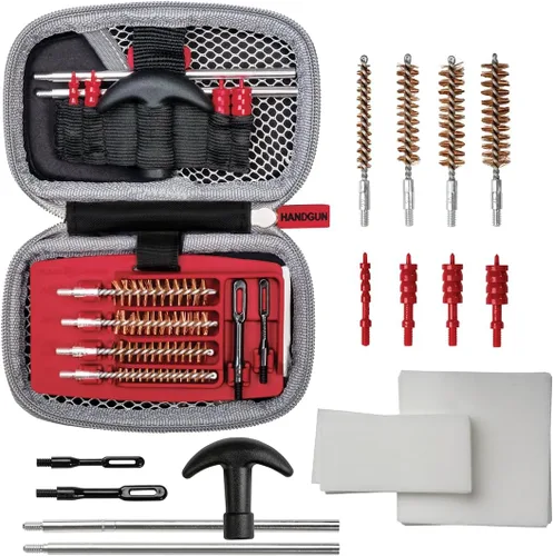 Kit de Limpieza para Pistola Real Avid - Kit de Limpieza de Pistola Todo en Uno de 13 Piezas con Varilla de Limpieza, Cepillos para Ánima, Guías de