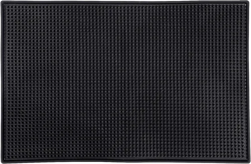 Miniatura 11 de KINJOEK 3 tapetes de bar de 12 x 18 pulgadas, tapete antideslizante para secado de derrames, para encimera, cóctel, barman café, bebidas