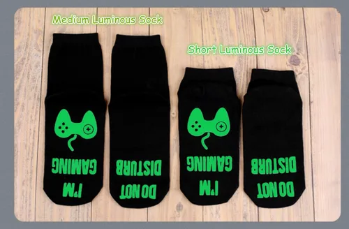 Miniatura 4 de Wrahonbi Gaming Sock, Do Not Disturb I'm Gaming,Gaming Socks for Teen Boys Gamer with Glowing, Novelty Socks for Men Dad Father Women