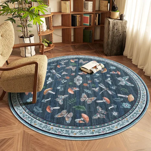 Miniatura 65 de ROYHOME - Alfombra con diseño de hongos e insectos, para pasillos, cocina o baño, antideslizante, lavable, suave, larga, 2 x 6, beige