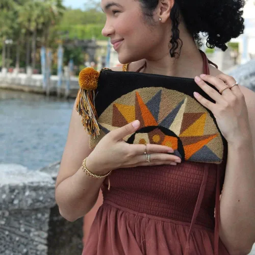 Miniatura 4 de B Dreams - Bolso de mano Wayuu cruzado -100% hecho a mano colombiana boho con correa
