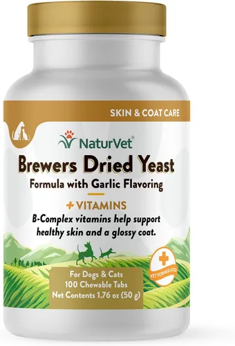 Miniatura 7 de NaturVet Brewers Fórmula de Levadura Seca con Sabor a Ajo Más Vitaminas para Perros y Gatos, Polvo, Fabricado en los Estados Unidos con Ingredientes