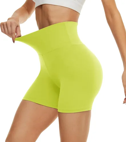Miniatura 38 de CAMPSNAIL - Pantalones cortos de yoga para mujer, 3"/5"/8" de cintura alta con control de abdomen, pantalones cortos de elastano para voleibol, yoga
