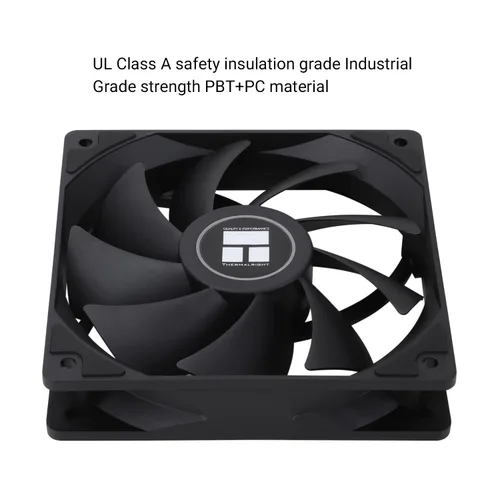 Miniatura 5 de Thermalright Ventilador de CPU TL-C12C, ventilador silencioso PWM de 4.724 in, 4 pines PWM, con rodamiento S-FDB incluido, refrigeración de PC