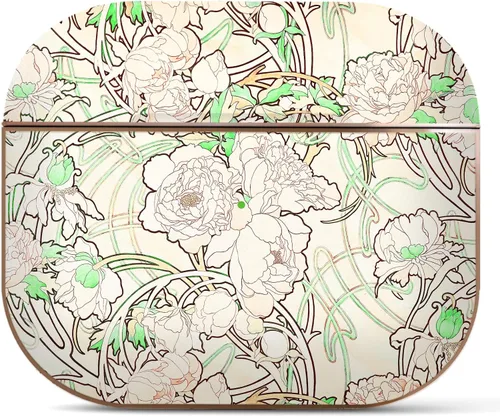 Miniatura 15 de Berkin Arts Funda compatible con AirPods de 1ª generación, funda para AirPods de 2ª generación, funda protetiva ultradelgada con llavero, arte