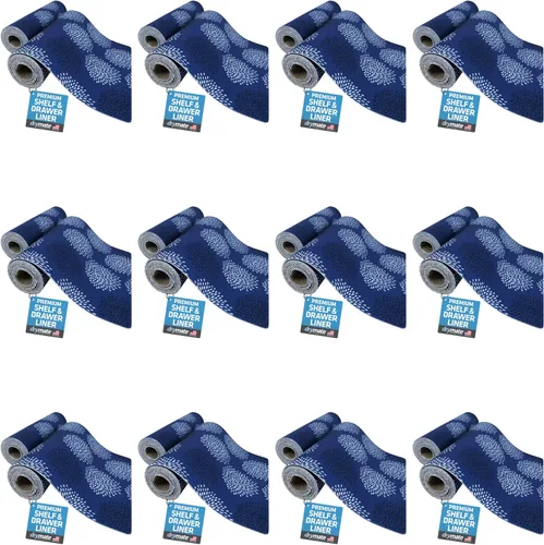 Miniatura 27 de Drymate Forro Premium de lujo para estantes y cajones, tela acolchada gruesa, no adhesiva, absorbente, impermeable, antideslizante, forros
