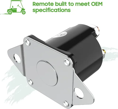 Miniatura 7 de 10L0L Solenoide de 12 V para Club Car DS y Precedent Gas 1984-up, 4 terminales Golf Cart Club Car Starter Solenoid 1013609,1012275,1117