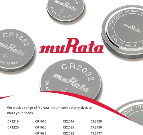 Miniatura 6 de Murata Batería CR2032 DL2032 ECR2032 3V Litio Moneda Celda (10 Baterías)
