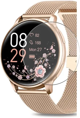 Paquete de 3 protectores de pantalla de vidrio templado, compatibles con RUXINGX G35 de 1.32 pulgadas para reloj inteligente