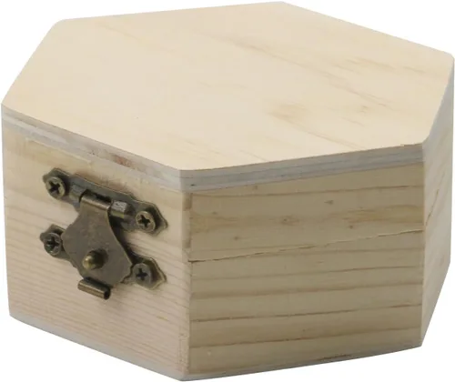 Miniatura 9 de Caja de madera sin terminar en forma de corazón, madera de pino natural, cajas de madera de bricolaje con tapa para manualidades de almacenamiento