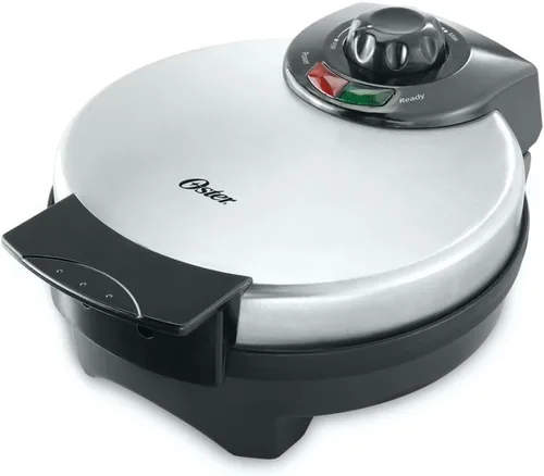 Miniatura 7 de Oster® Máquina de gofres belga antiadherente, plancha de cerámica antiadherente para gofres Acero inoxidable