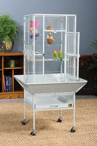 Miniatura 3 de Prevue Pet Products 3351W Park Plaza - Jaula para pájaros, peltre, pequeña