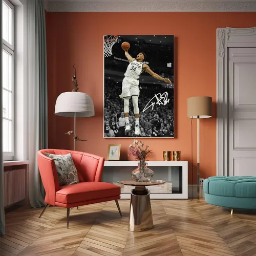 Miniatura 77 de Póster firmado de la superestrella de baloncesto Victor Wembanyama para niños, para la habitación de los fanáticos, decoración de pared, pósteres