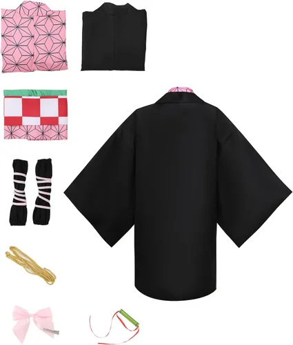 Miniatura 3 de Anime Cosplay Costume Outfit Suit Dress with Hairwear and Mouthpiece Women Full Set with Wig