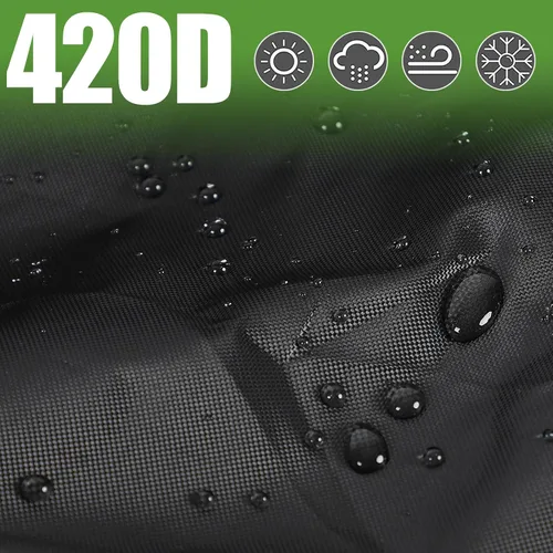 Miniatura 3 de Funda UTV de 4 plazas 420D impermeable para todo tipo de clima, compatible con Polaris Ranger Crew XP 1000 Mule RZR XP 4 Talon con tiras