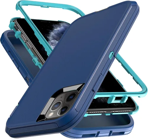 Miniatura 9 de YmhxcY Funda para iPhone 11 a prueba de golpes, a prueba de caídas, a prueba de polvo, 3 capas, duradera, resistente protección para teléfono Apple