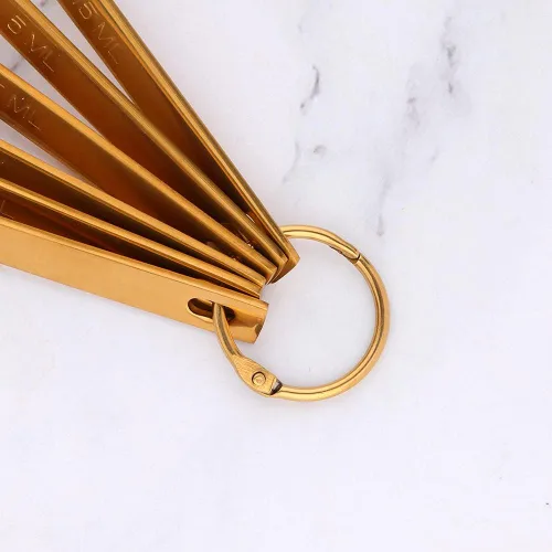Miniatura 8 de Meisha - Juego de 6 cucharas medidoras de acero inoxidable de alta calidad, juego de herramientas de medición de cocina de metal de alta calidad