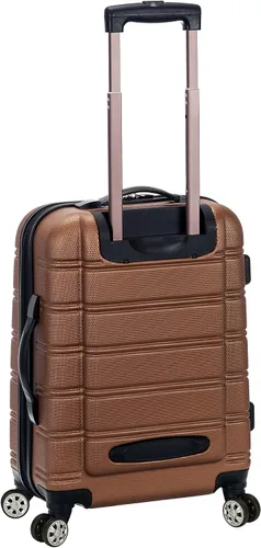 Miniatura 2 de Rockland - Equipaje Melbourne rígido y expandible de ruedas giratorias, Marrón), F225-BROWN