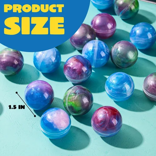 Miniatura 6 de JOYIN Slime Party Favors, Paquete de 24 Pelotas de Slime Galaxia - Elásticas, No Pegajosas, Sin Desorden, Alivio del Estrés y Seguras - Juguetes