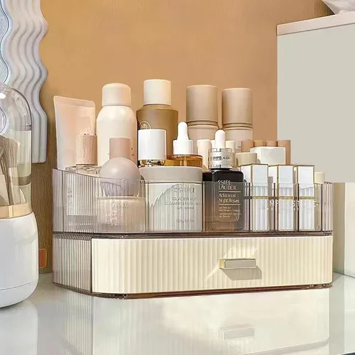 Miniatura 14 de Organizador de maquillaje con cajones apilables, organizadores y almacenamiento para tocador de baño, ideal para escritorios y cómodas, excelente