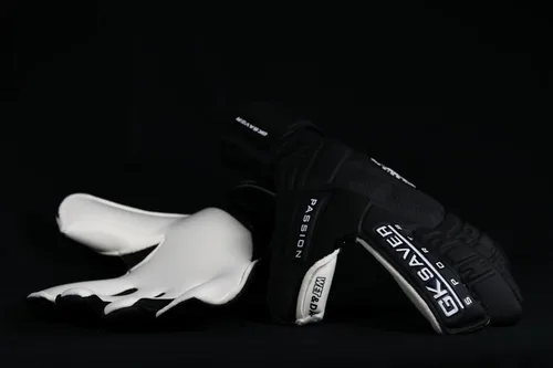 Miniatura 8 de GK Saver Guantes de portero de fútbol Passion Series Guantes de portero profesionales, talla 6 a 11, guantes salvadores extraíbles