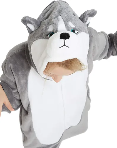 Miniatura 6 de CALANTA Pijama unisex de una pieza para niños, disfraz de fiesta de cosplay de Halloween