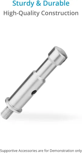 Miniatura 5 de Proaim Pasador de bebé de 5/8 pulgadas con tornillo de 3/8 pulgadas para carro de producción de video Proaim Victor Lite. para accesorios de soporte