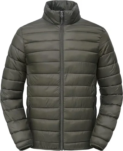 Miniatura 12 de Abrigos de invierno para hombre, térmicos, ligeros, acolchados, impermeables, cálidos, con bolsillos con cremallera