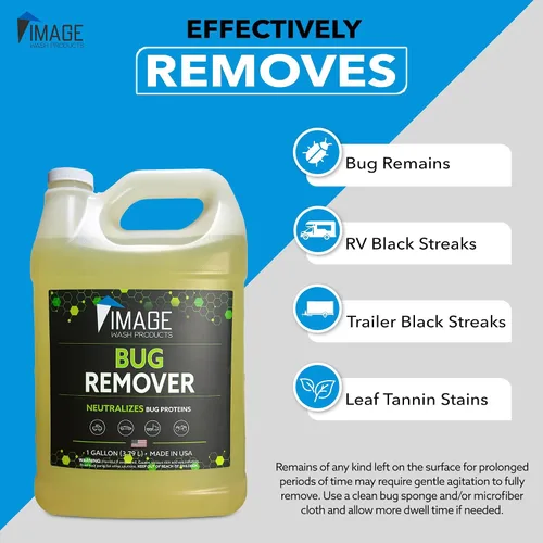 Miniatura 7 de Image Wash Products Removedor de Bichos – (1 Galón) Mejor Removedor de Bichos para Exterior de Carros/Camiones Limpiador de Bichos para Vehículos
