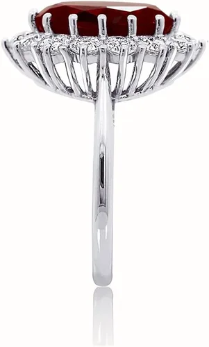 Miniatura 2 de Tienda Collection Platinum-Plated Sterling Silver Celebrity Kate Ring made with Infinite Elements Zirconia Accents