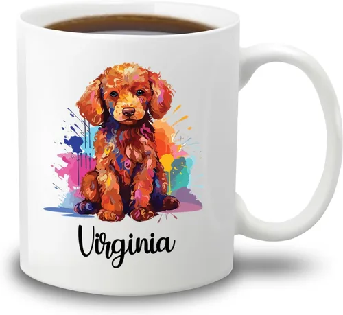 Miniatura 19 de Affenpinscher - Taza de café con nombre personalizado, regalo para perro, papá, perro, mamá, taza de cerámica blanca personalizada Affenpinscher