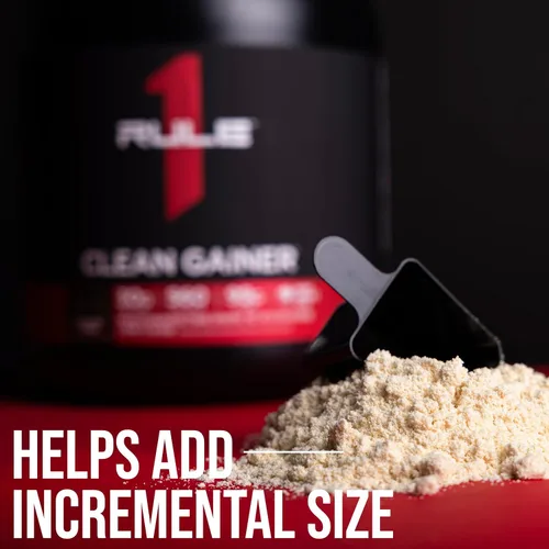 Miniatura 7 de Rule 1 Clean Gainer - Fórmula de ganancia magra alta en proteínas con 560 calorías, 30g de proteína de espectro completo, más de 90g