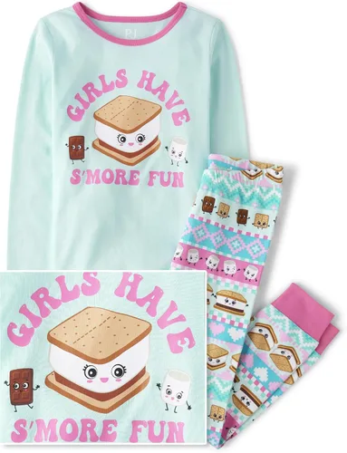 Miniatura 3 de The Children's Place girls Long Sleeve Top and Pants Snug Fit